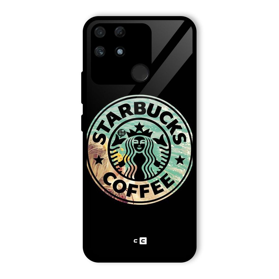 Coffee StarBucks Glass Back Case for Realme Narzo 50A