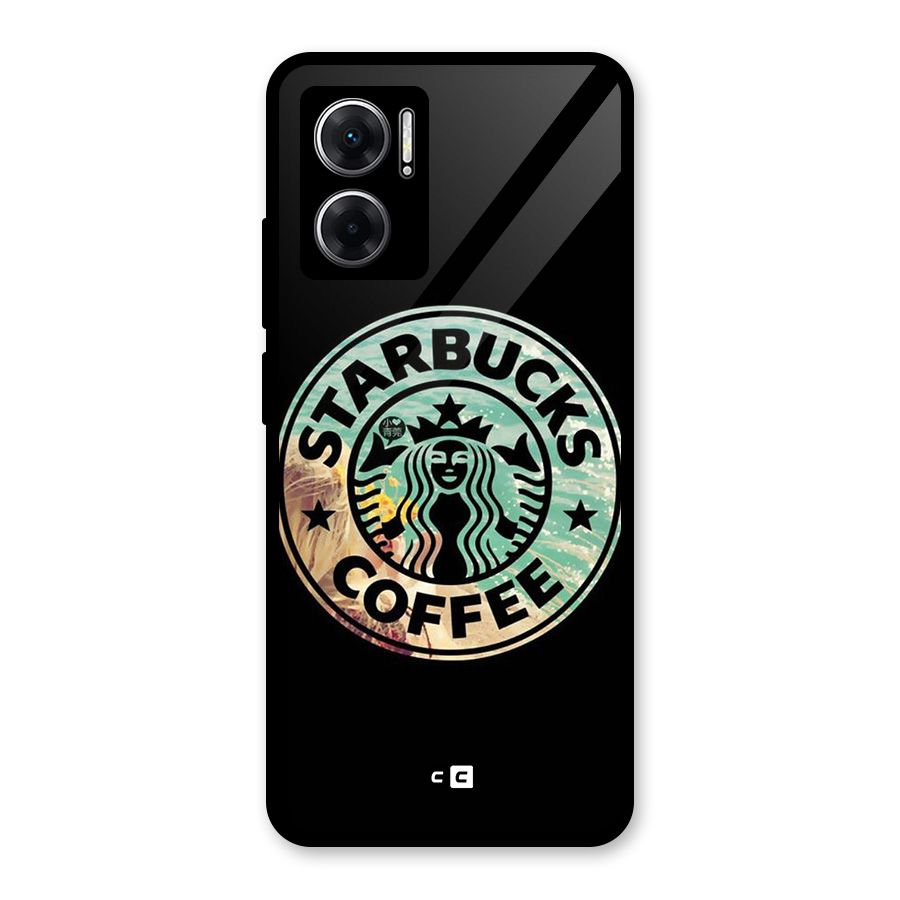 Coffee StarBucks Glass Back Case for Redmi 11 Prime 5G
