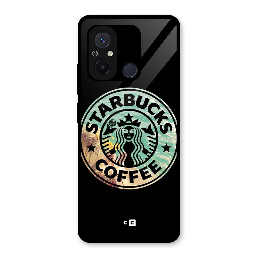 Coffee StarBucks Glass Back Case for Redmi 12C