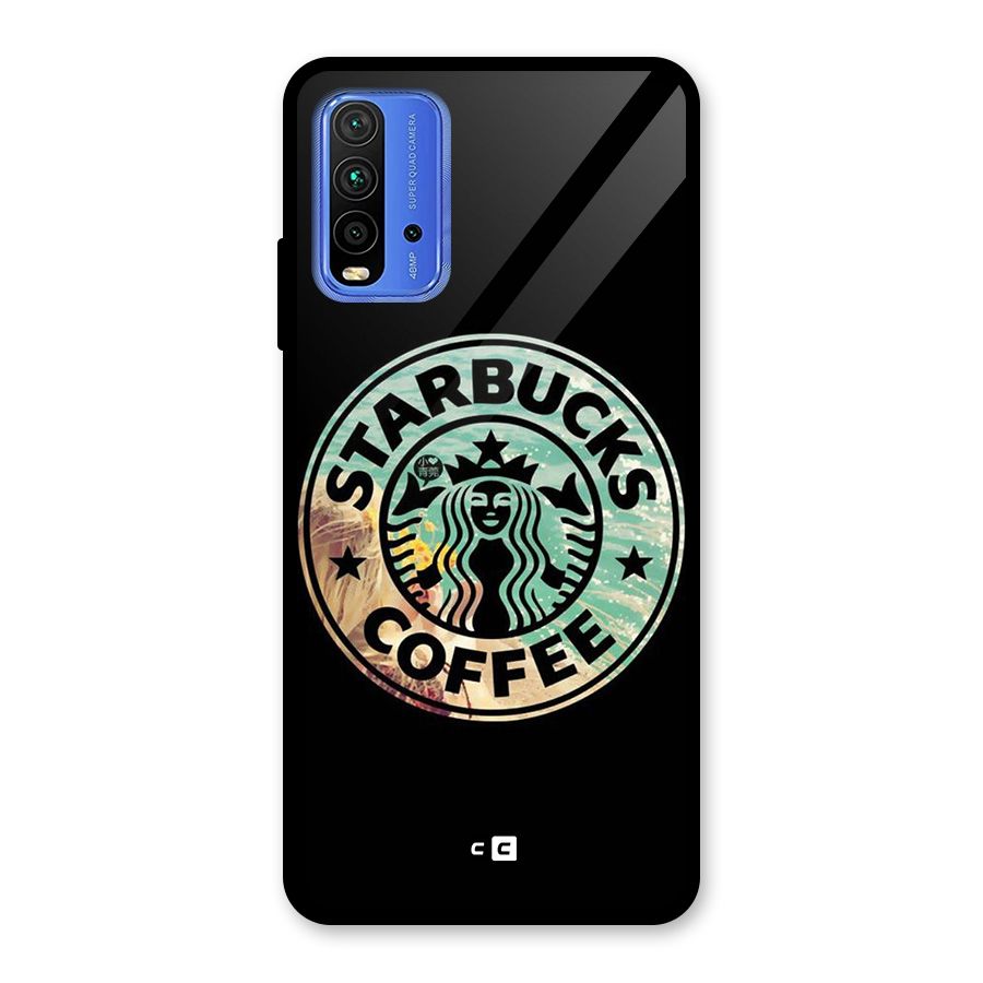 Coffee StarBucks Glass Back Case for Redmi 9 Power