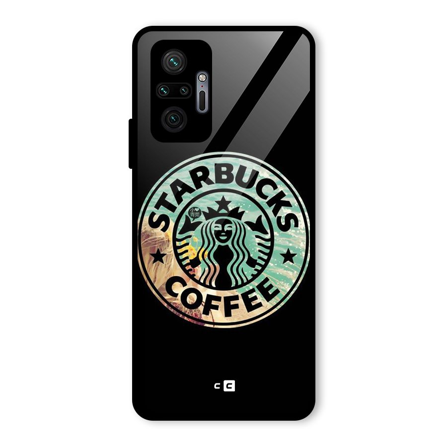 Coffee StarBucks Glass Back Case for Redmi Note 10 Pro Max