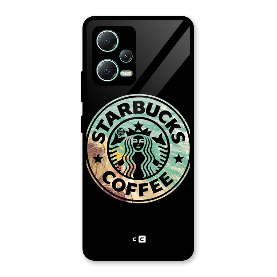 Coffee StarBucks Glass Back Case for Redmi Note 12 5G