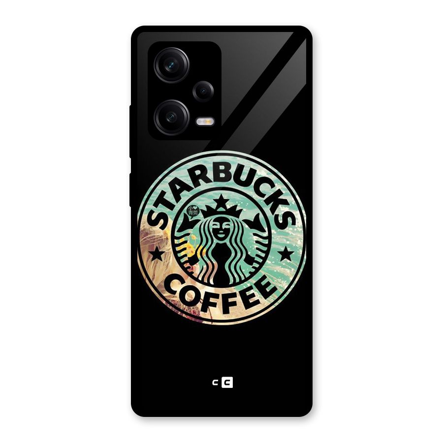 Coffee StarBucks Glass Back Case for Redmi Note 12 Pro