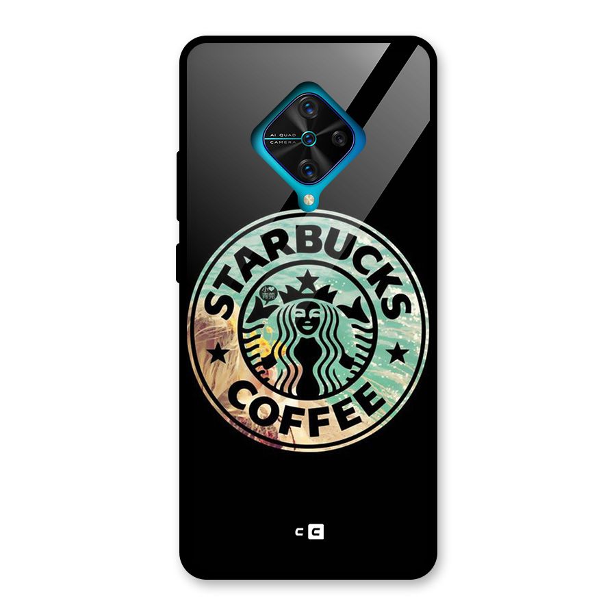 Coffee StarBucks Glass Back Case for Vivo S1 Pro