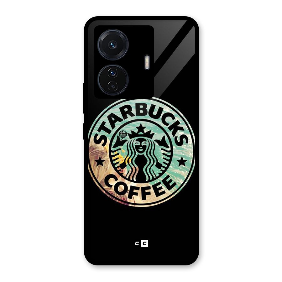 Coffee StarBucks Glass Back Case for Vivo T1 Pro