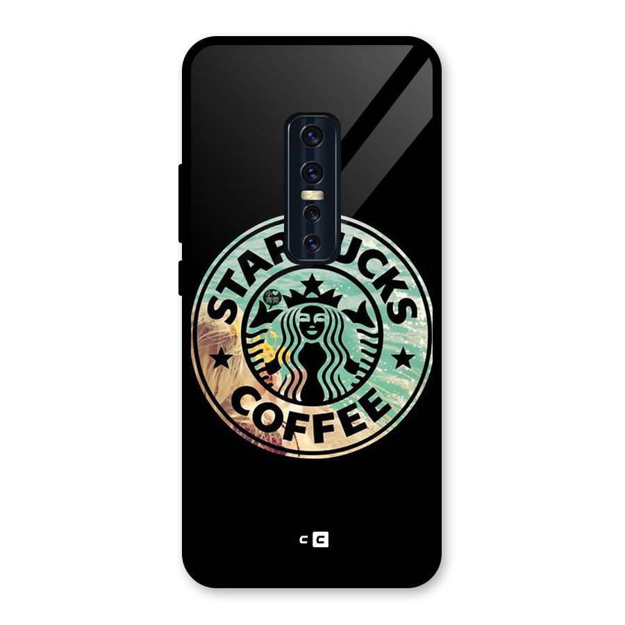 Coffee StarBucks Glass Back Case for Vivo V17 Pro