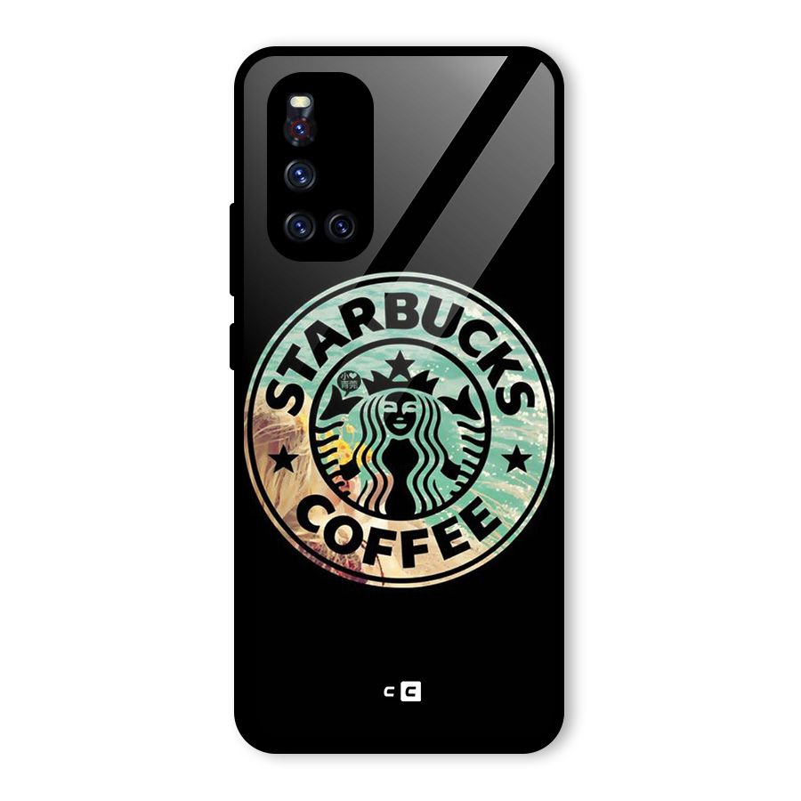 Coffee StarBucks Glass Back Case for Vivo V19