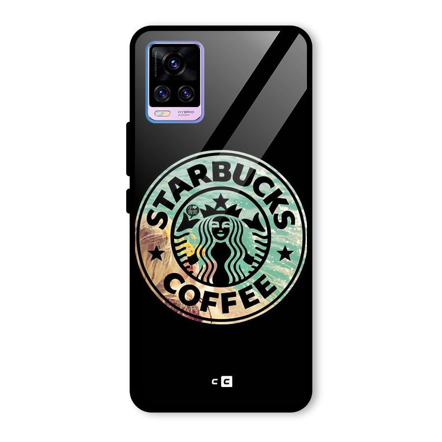 Coffee StarBucks Glass Back Case for Vivo V20 Pro