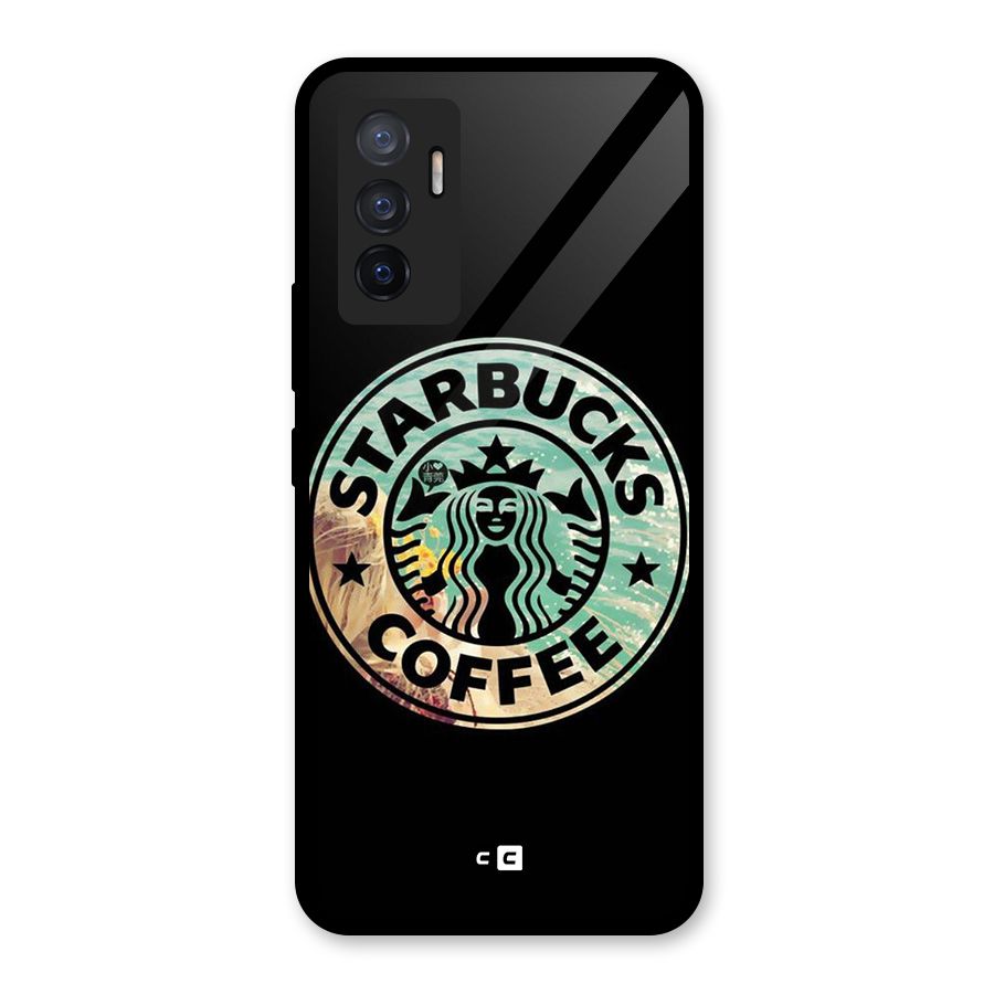 Coffee StarBucks Glass Back Case for Vivo V23e