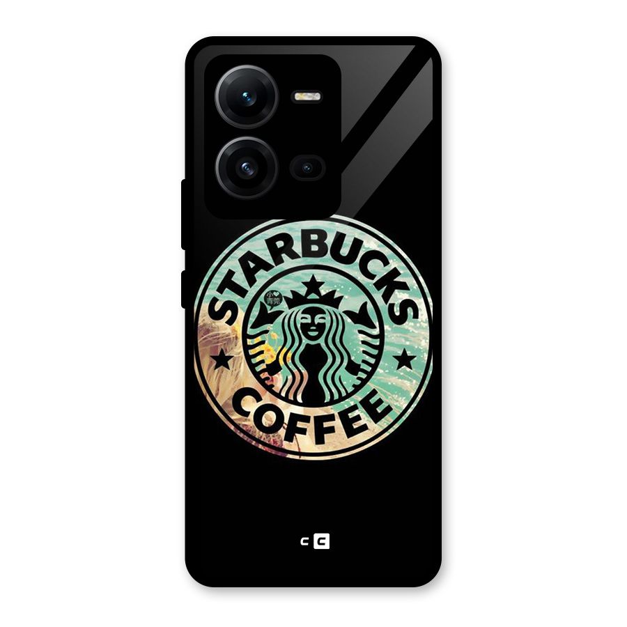 Coffee StarBucks Glass Back Case for Vivo V25