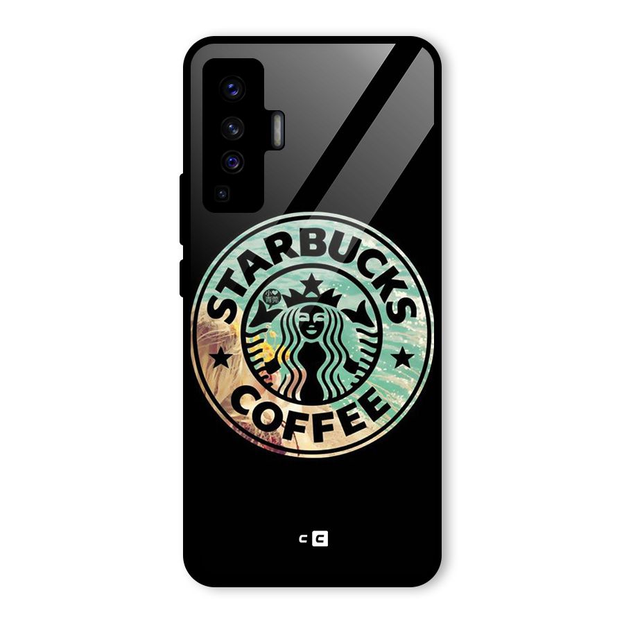 Coffee StarBucks Glass Back Case for Vivo X50
