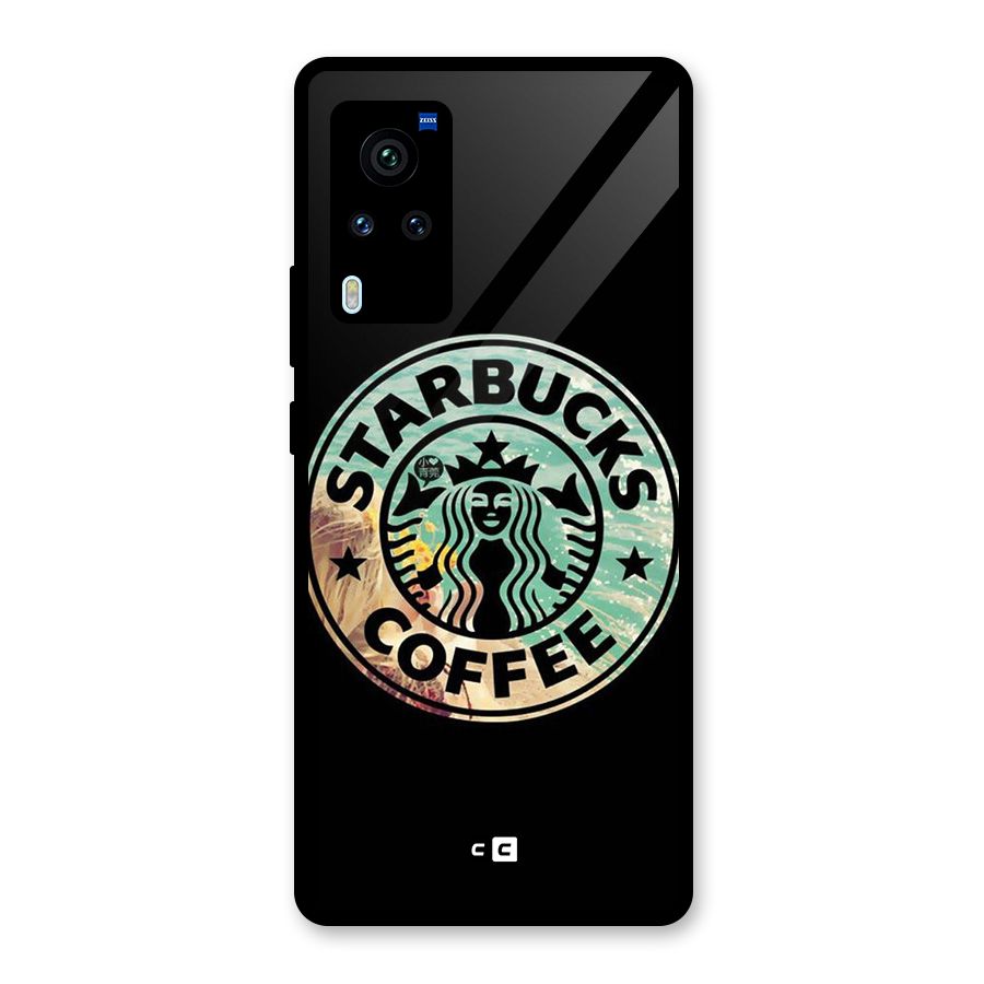 Coffee StarBucks Glass Back Case for Vivo X60 Pro