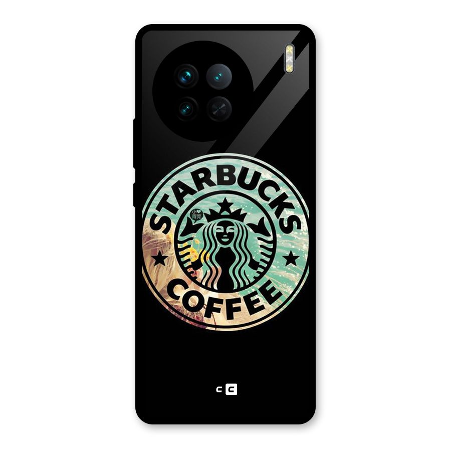 Coffee StarBucks Glass Back Case for Vivo X90