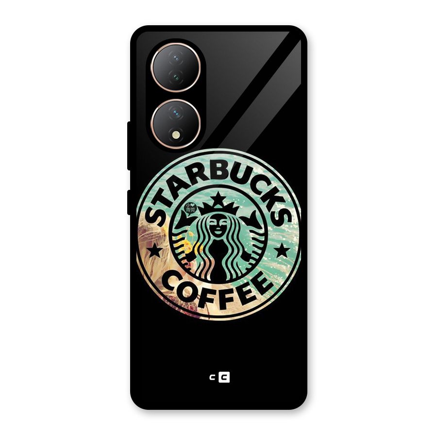 Coffee StarBucks Glass Back Case for Vivo Y100A