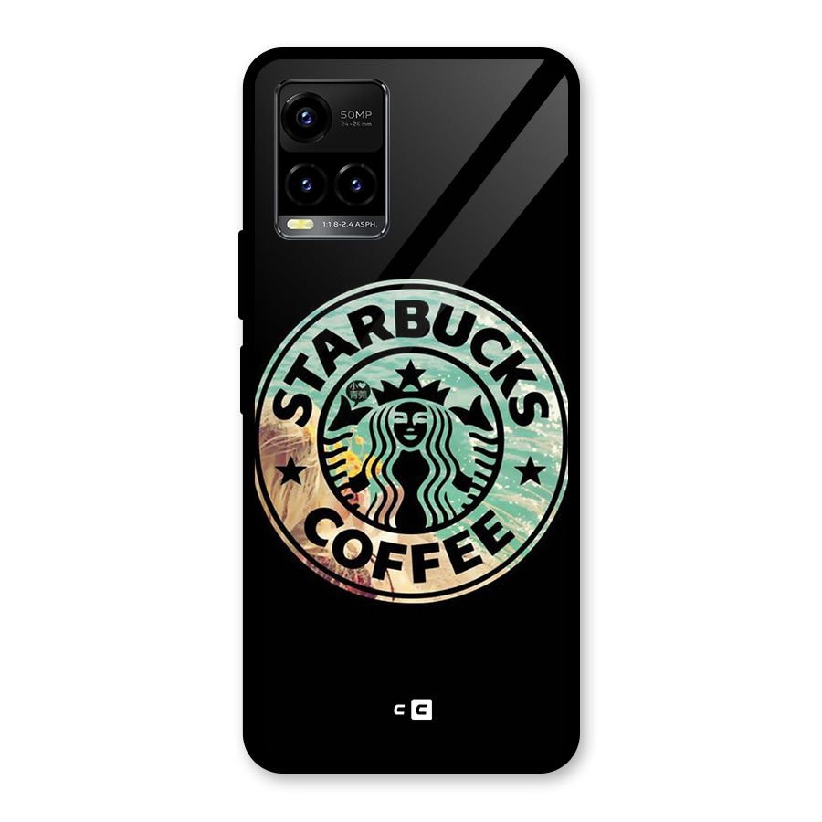 Coffee StarBucks Glass Back Case for Vivo Y21T