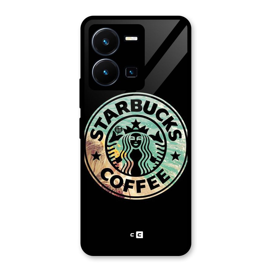 Coffee StarBucks Glass Back Case for Vivo Y35
