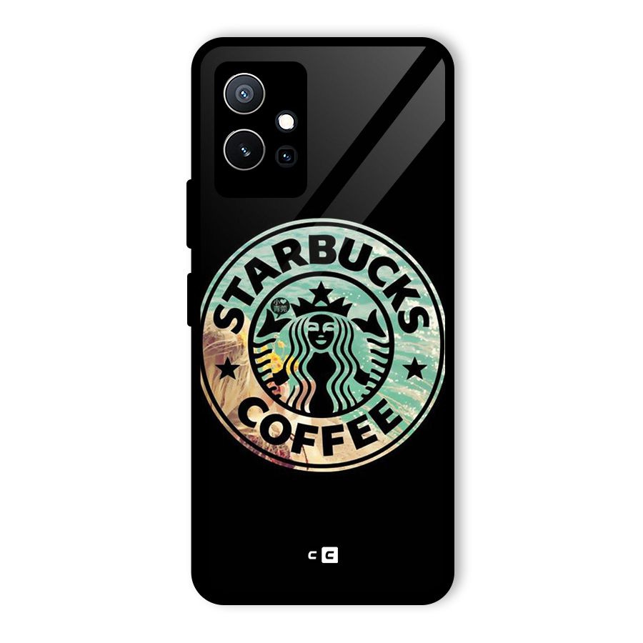 Coffee StarBucks Glass Back Case for Vivo Y75 5G