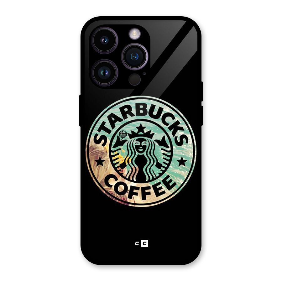 Coffee StarBucks Glass Back Case for iPhone 14 Pro