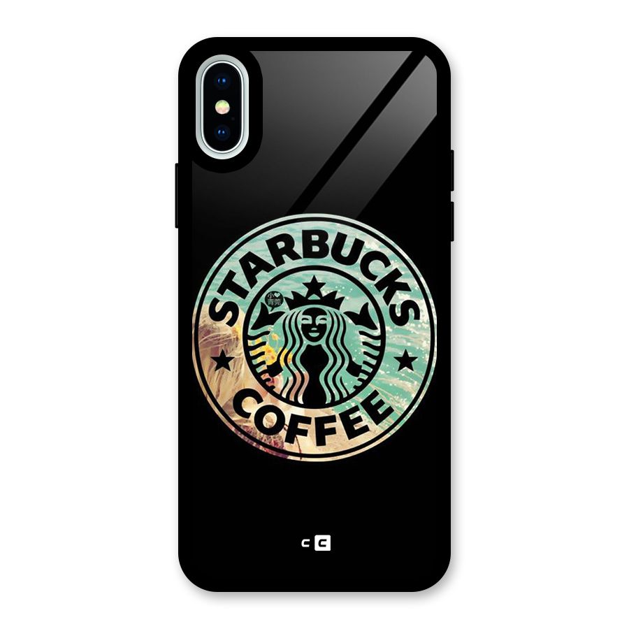 Coffee StarBucks Glass Back Case for iPhone X
