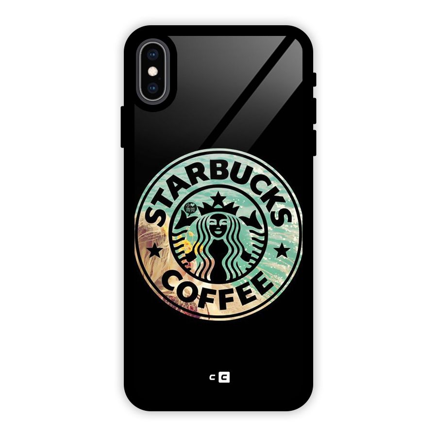 Coffee StarBucks Glass Back Case for iPhone XS Max
