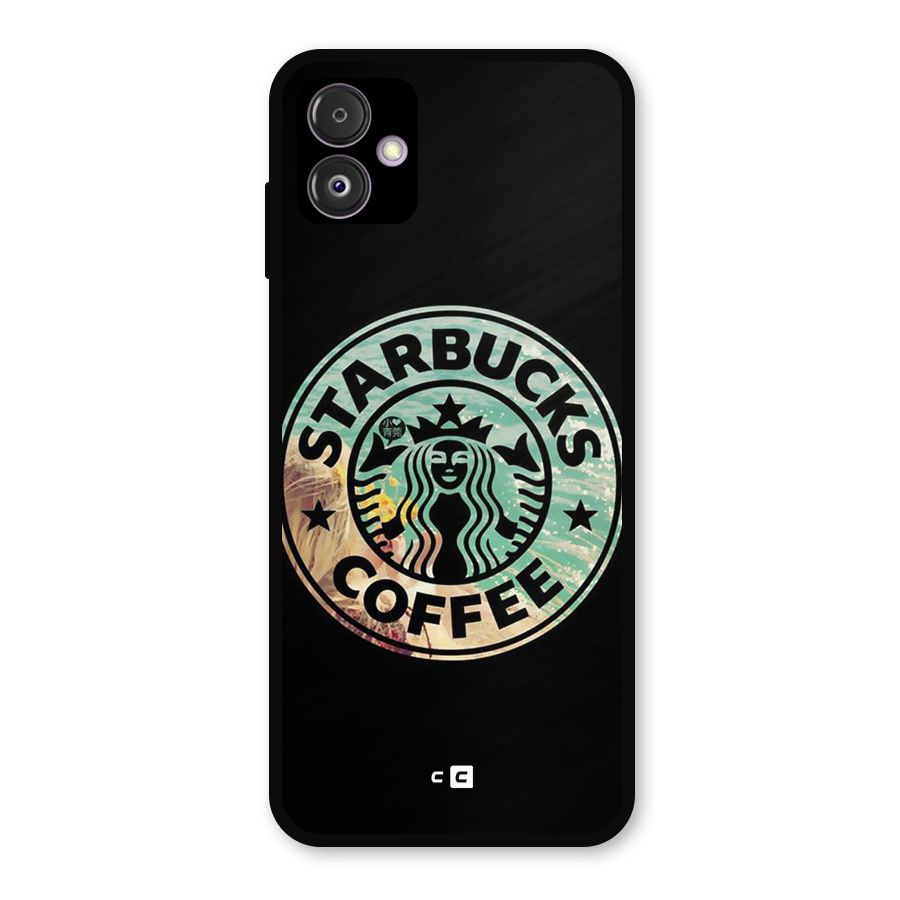 Coffee StarBucks Metal Back Case for Galaxy F14
