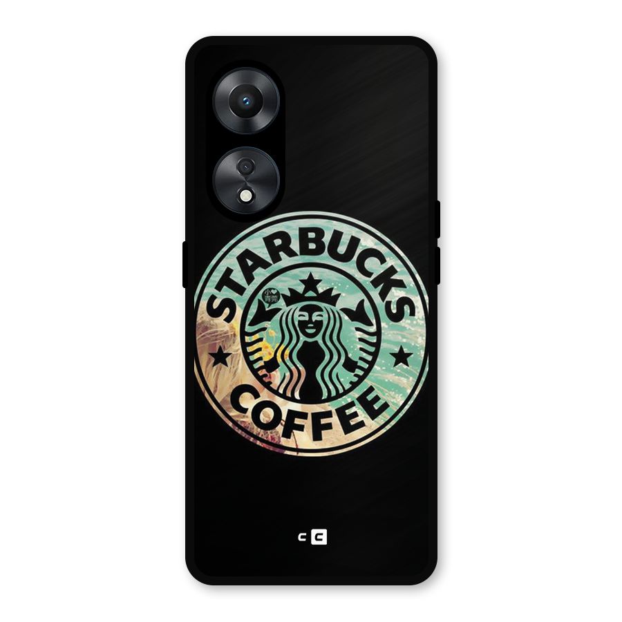 Coffee StarBucks Metal Back Case for Oppo A78