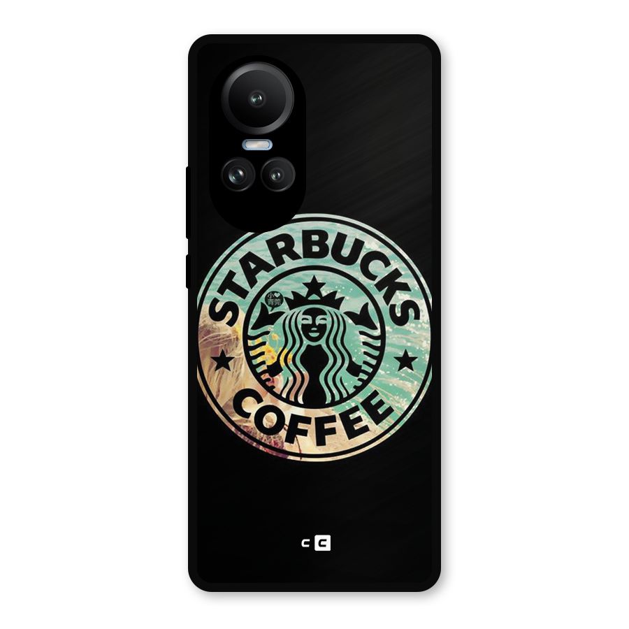 Coffee StarBucks Metal Back Case for Oppo Reno10