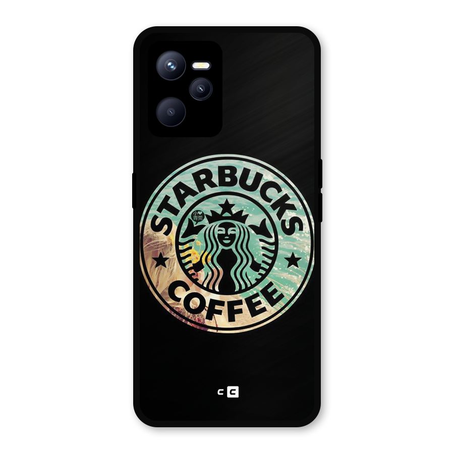 Coffee StarBucks Metal Back Case for Realme C35
