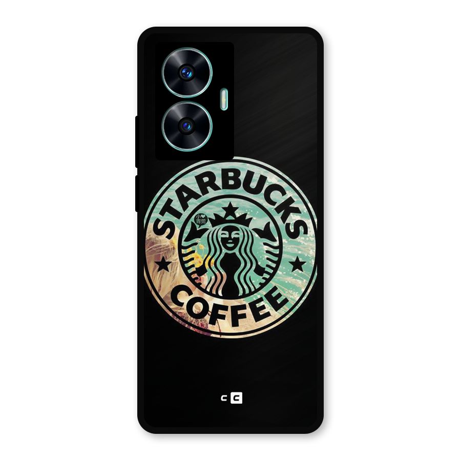 Coffee StarBucks Metal Back Case for Realme Narzo N55