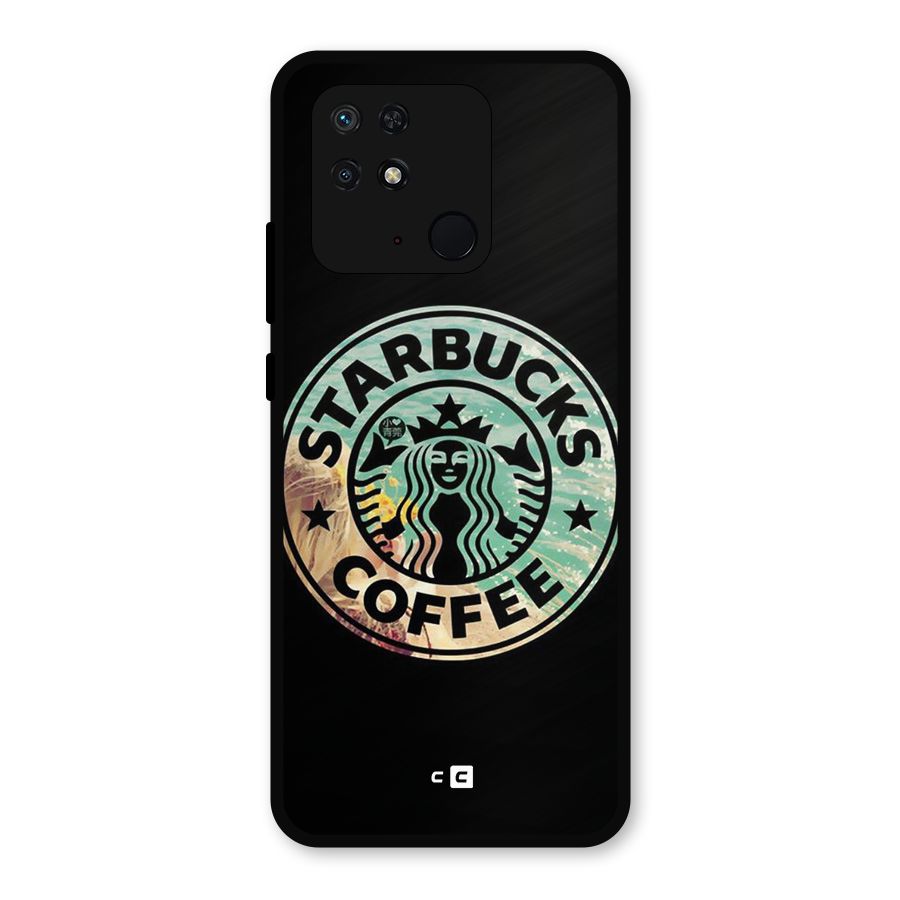 Coffee StarBucks Metal Back Case for Redmi 10 Power