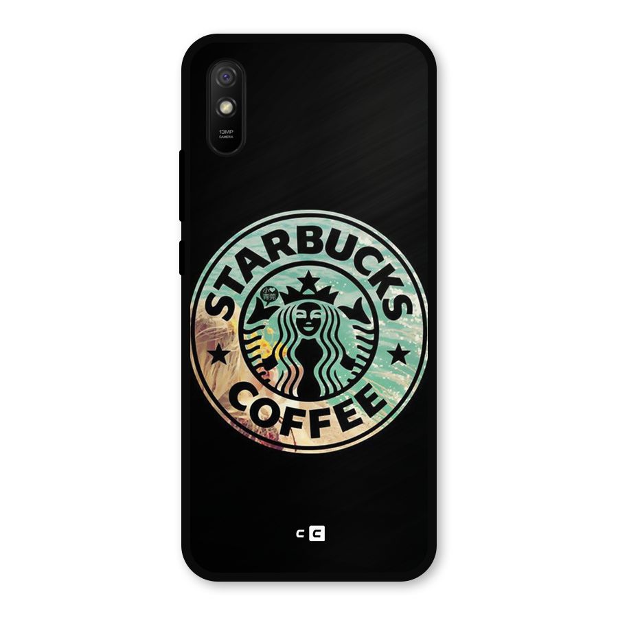 Coffee StarBucks Metal Back Case for Redmi 9a