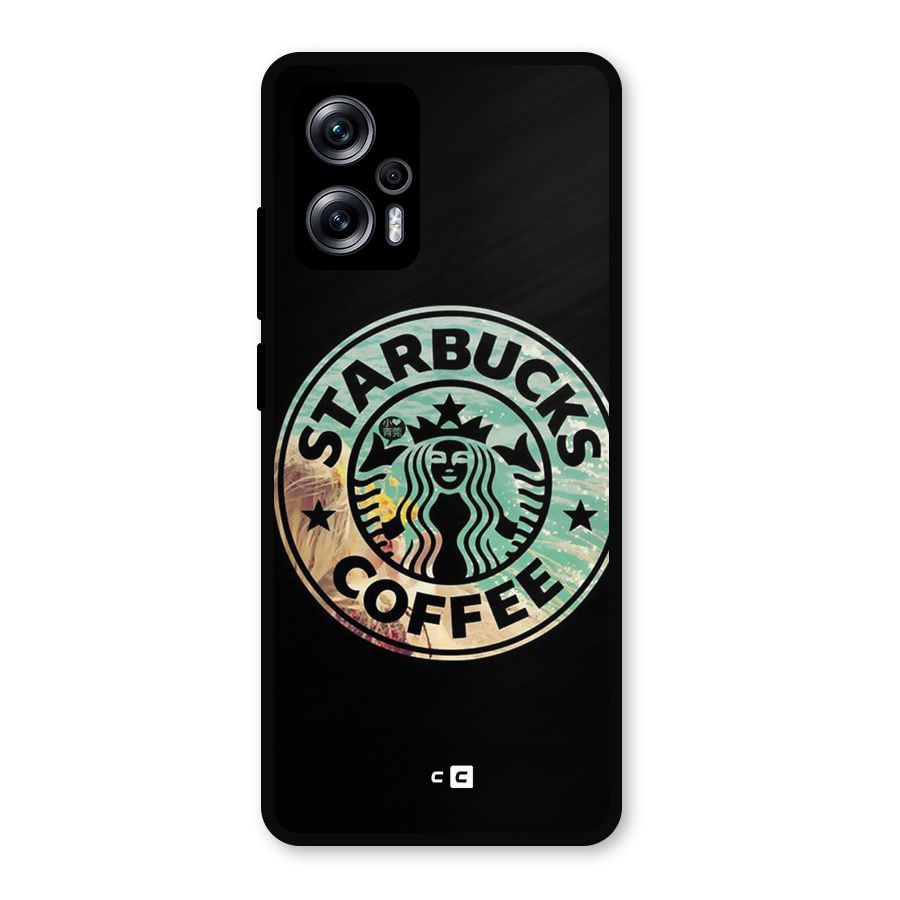 Coffee StarBucks Metal Back Case for Redmi K50i