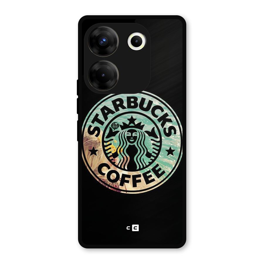 Coffee StarBucks Metal Back Case for Tecno Camon 20 Pro