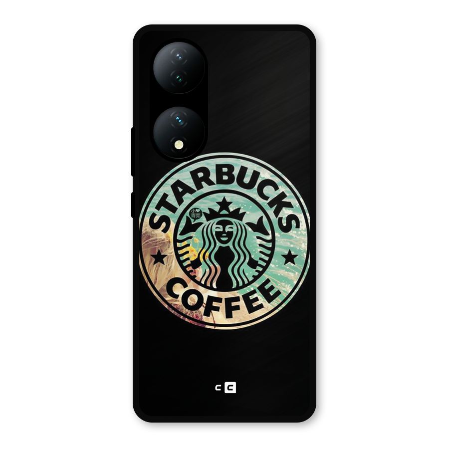 Coffee StarBucks Metal Back Case for Vivo T2