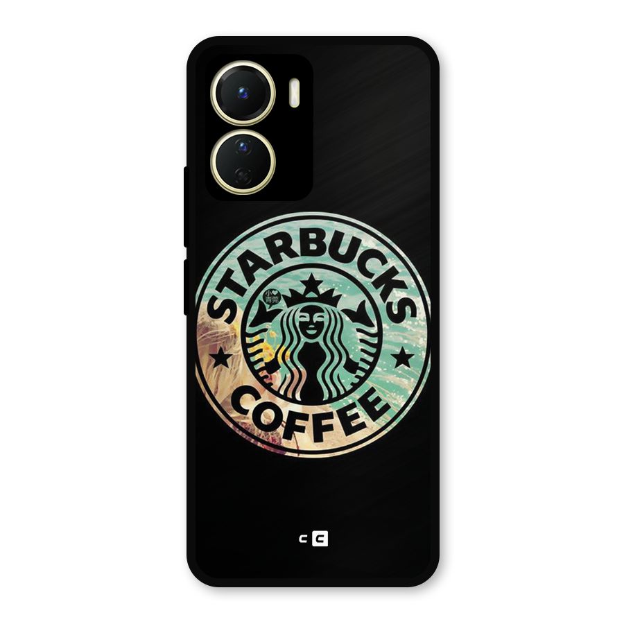 Coffee StarBucks Metal Back Case for Vivo T2x