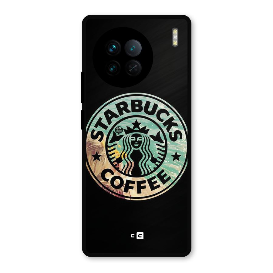 Coffee StarBucks Metal Back Case for Vivo X90