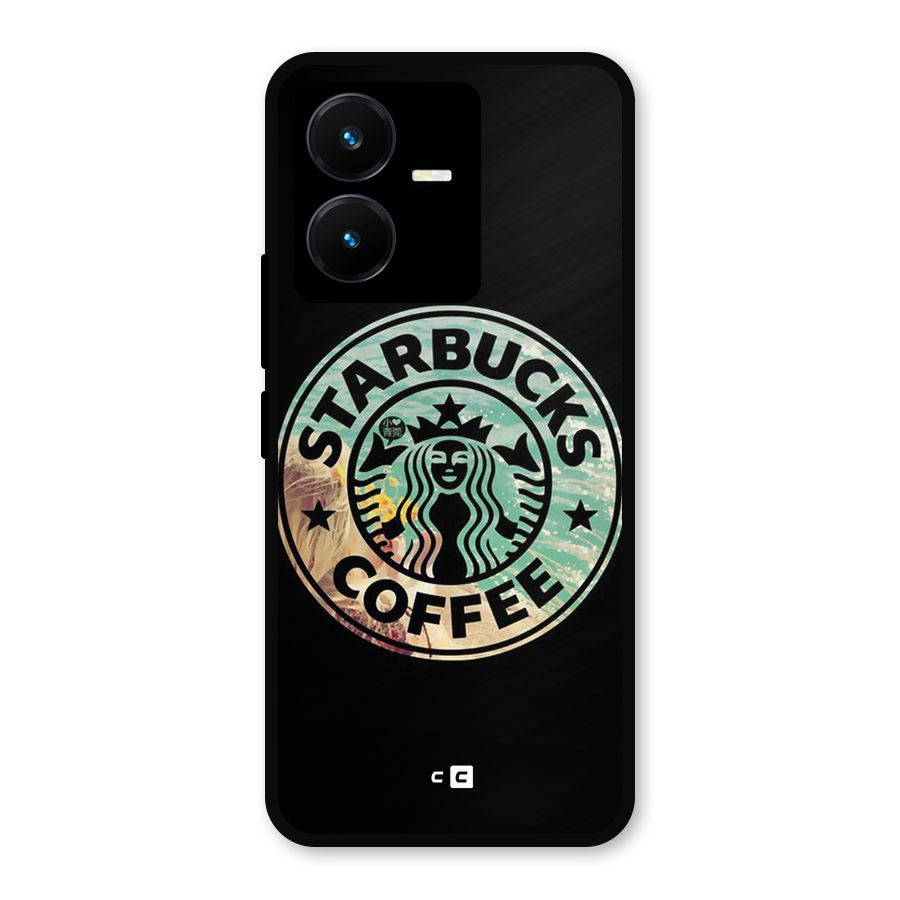 Coffee StarBucks Metal Back Case for Vivo Y22