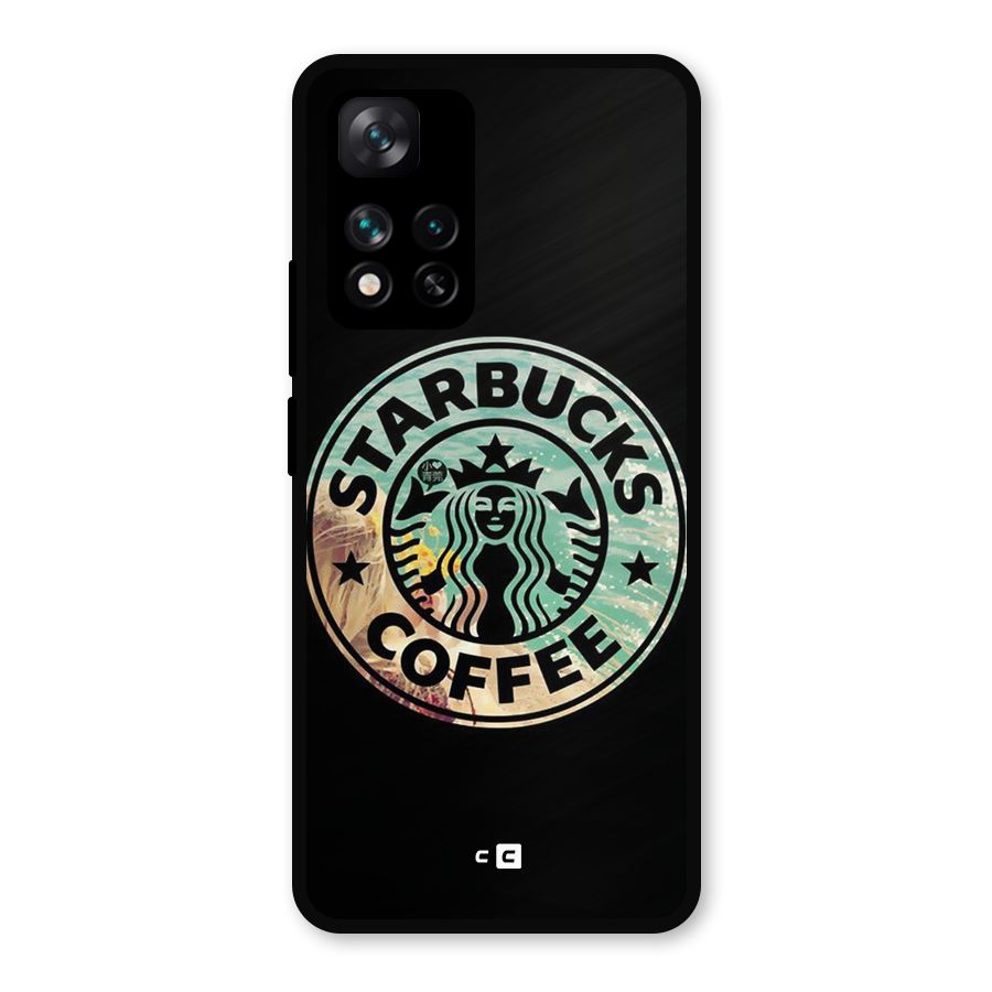 Coffee StarBucks Metal Back Case for Xiaomi 11i Hypercharge 5G