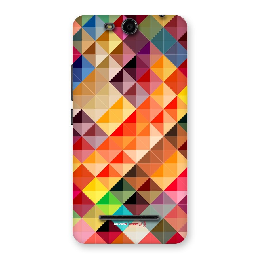 Colorful Cubes Back Case for Micromax Canvas Juice 3 Q392