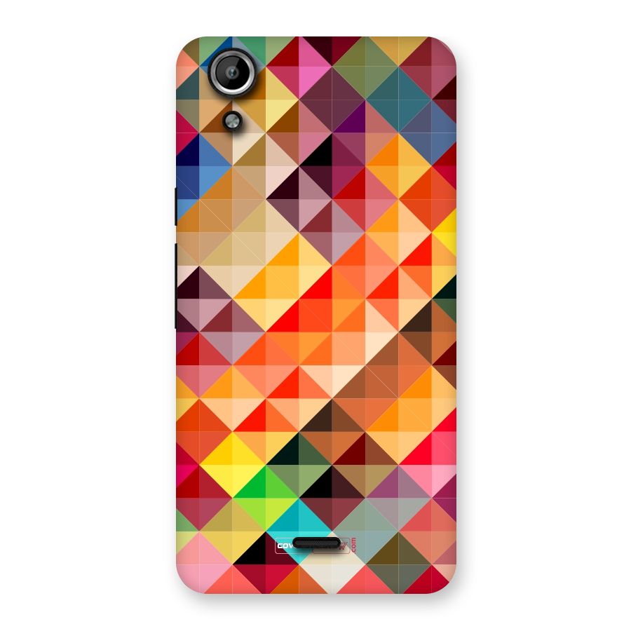Colorful Cubes Back Case for Micromax Canvas Selfie Lens Q345