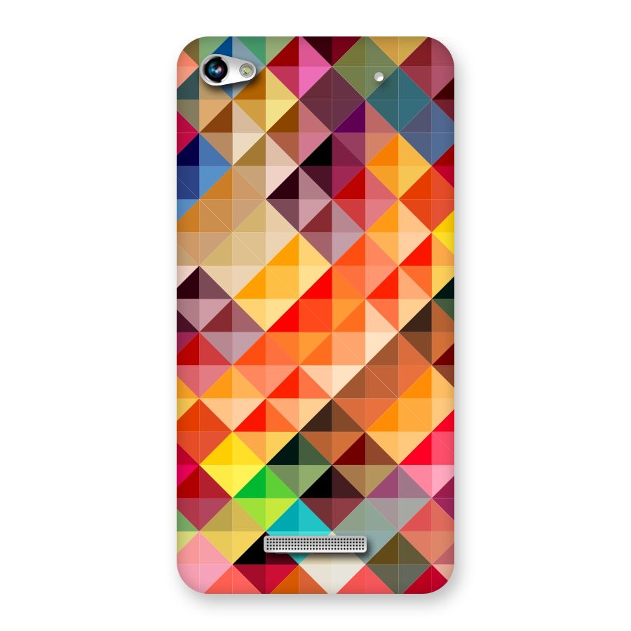 Colorful Cubes Back Case for Micromax Hue 2