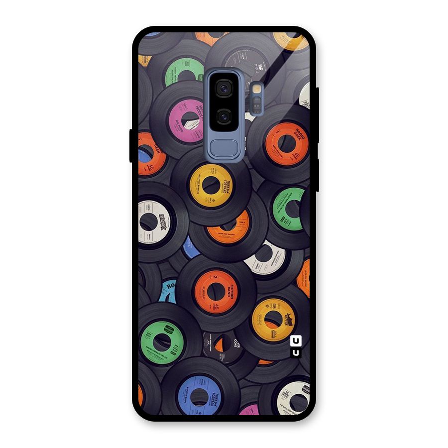 Colorful Disks Glass Back Case for Galaxy S9 Plus