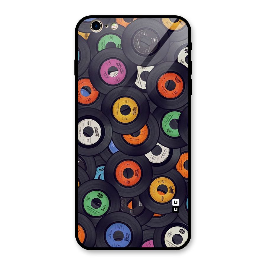 Colorful Disks Glass Back Case for iPhone 6 Plus 6S Plus