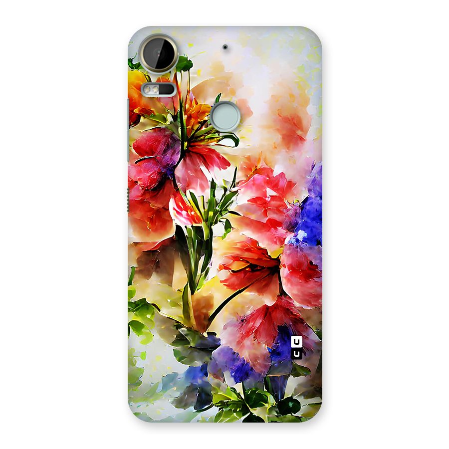 Colorful Flowers Fine Art Back Case for Desire 10 Pro