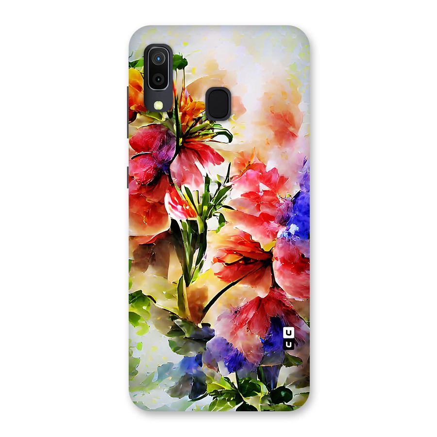 Colorful Flowers Fine Art Back Case for Galaxy A20