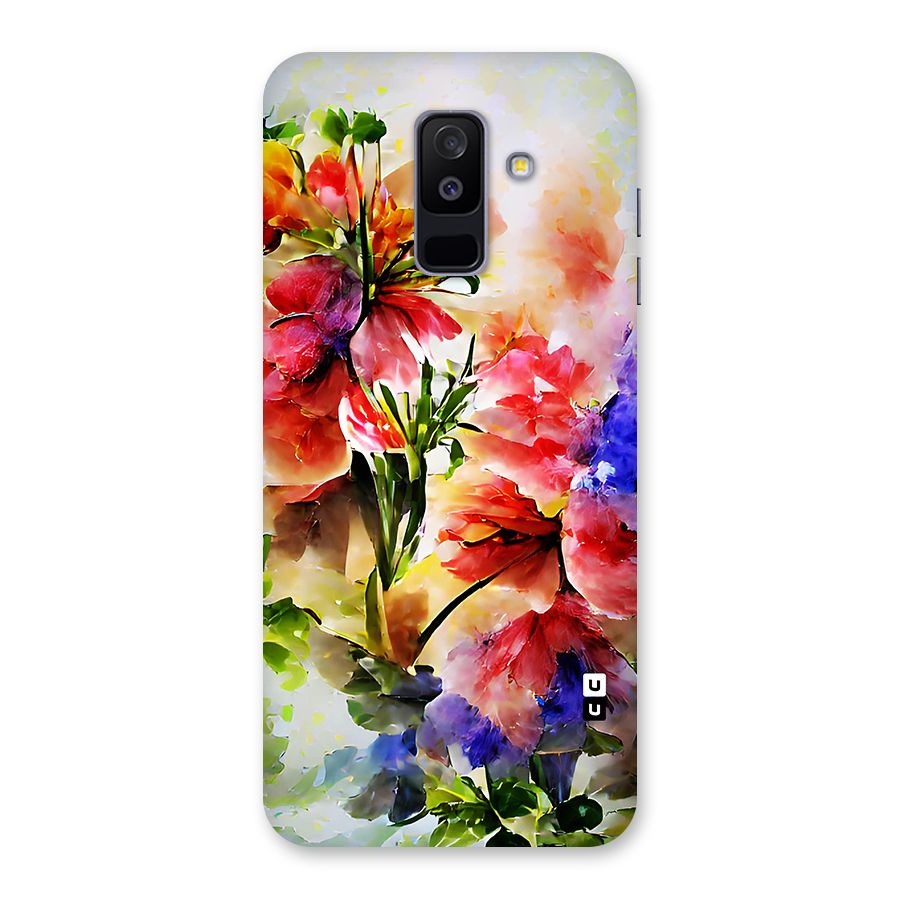 Colorful Flowers Fine Art Back Case for Galaxy A6 Plus