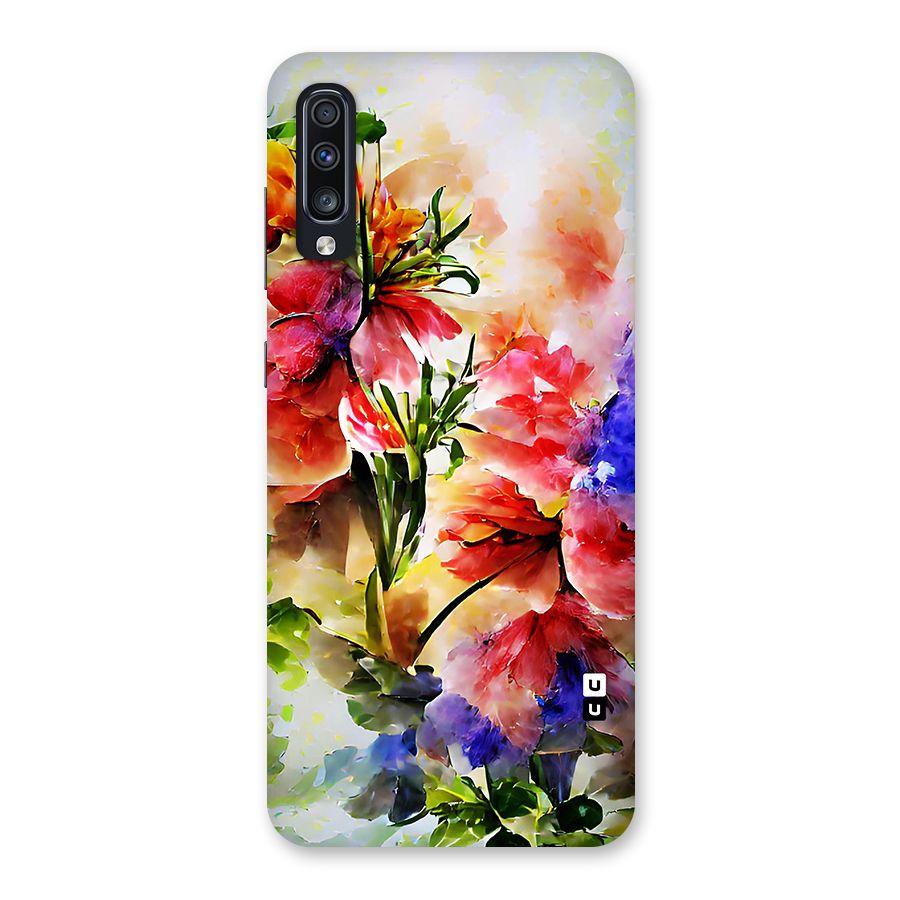 Colorful Flowers Fine Art Back Case for Galaxy A70s