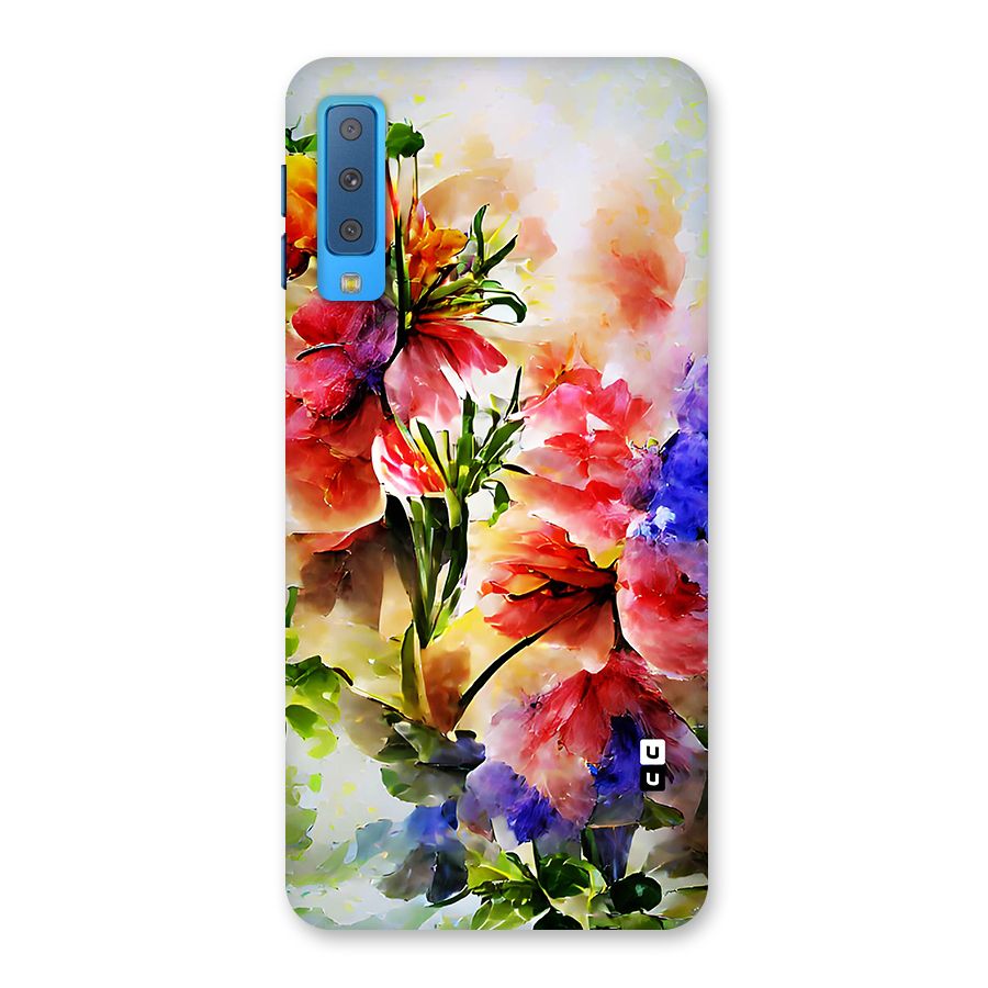 Colorful Flowers Fine Art Back Case for Galaxy A7 (2018)