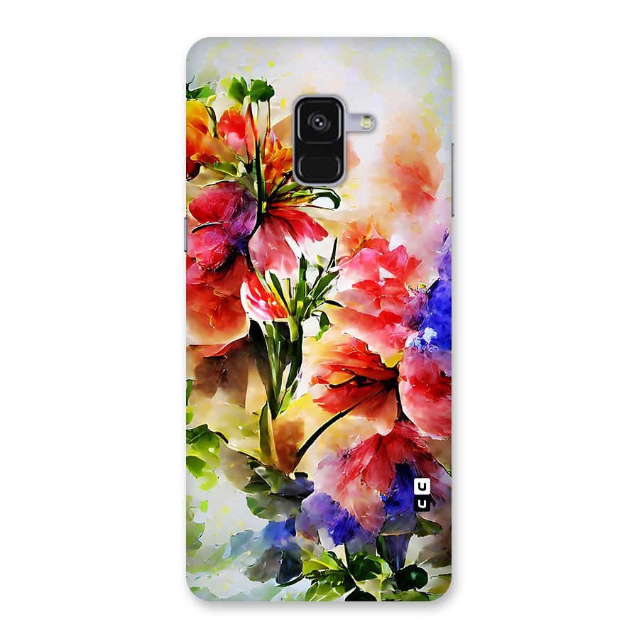 Colorful Flowers Fine Art Back Case for Galaxy A8 Plus