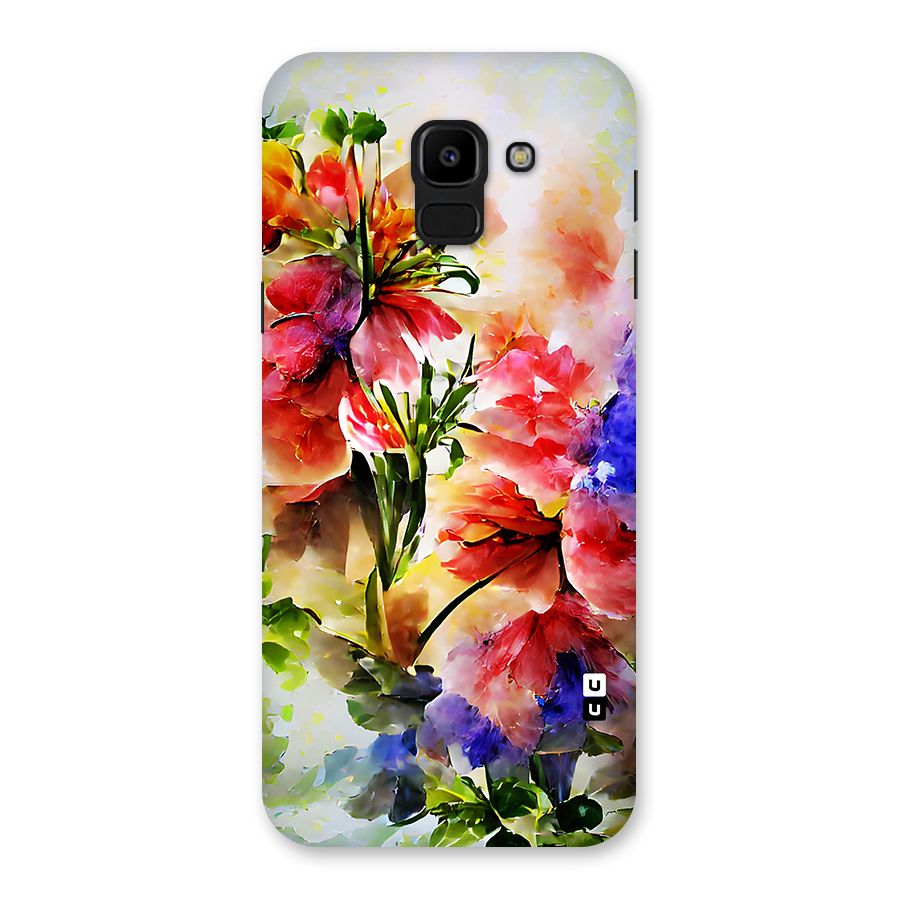 Colorful Flowers Fine Art Back Case for Galaxy J6